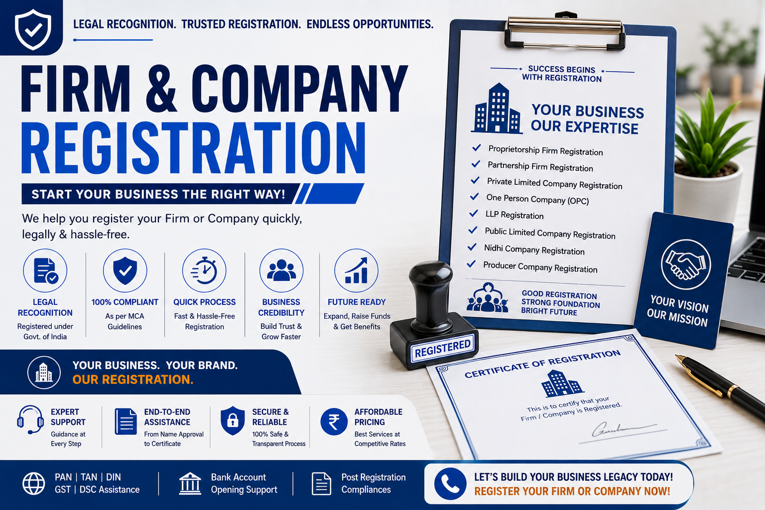 Firm & Company Registration  Services